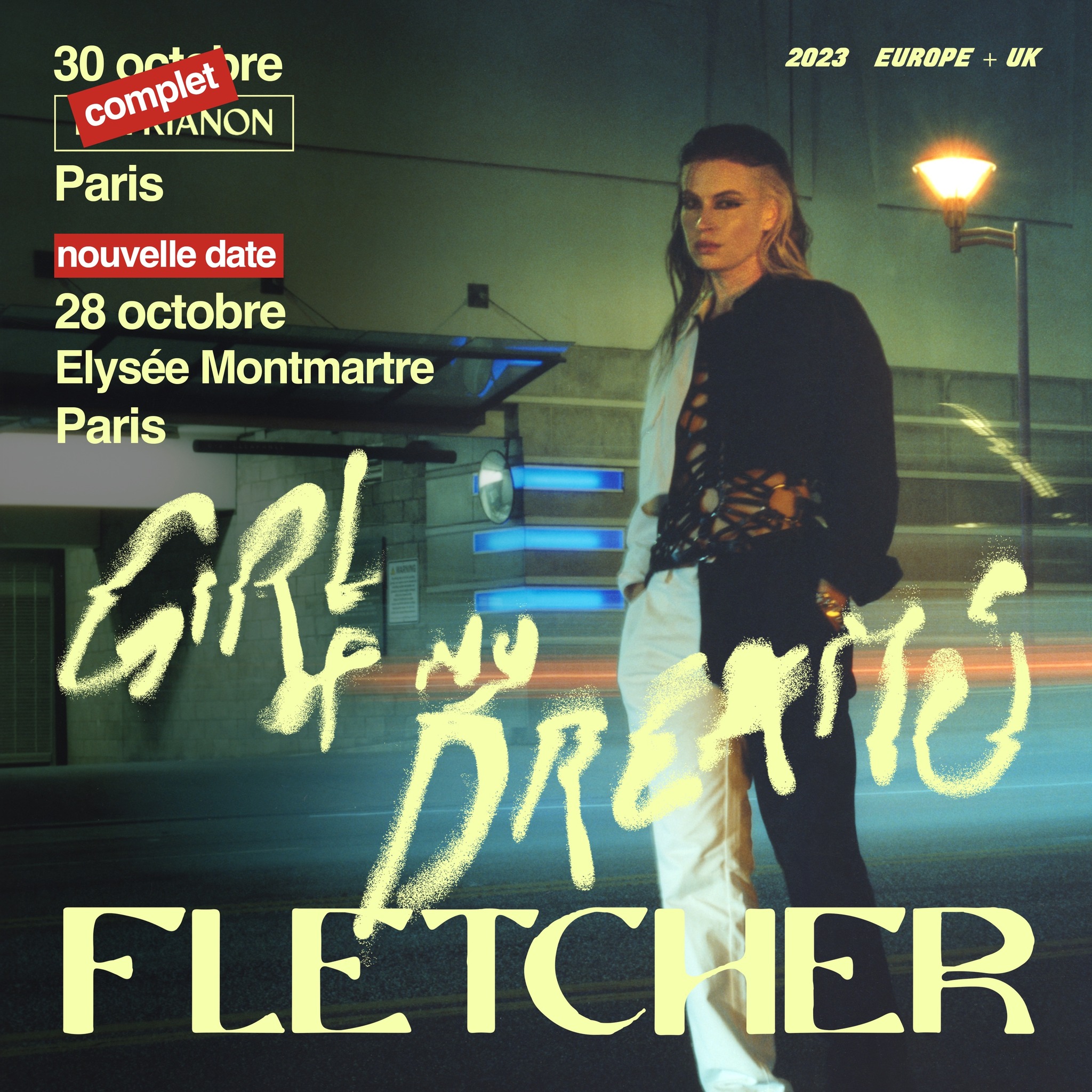 Billets Fletcher (Elysee Montmartre - Paris)