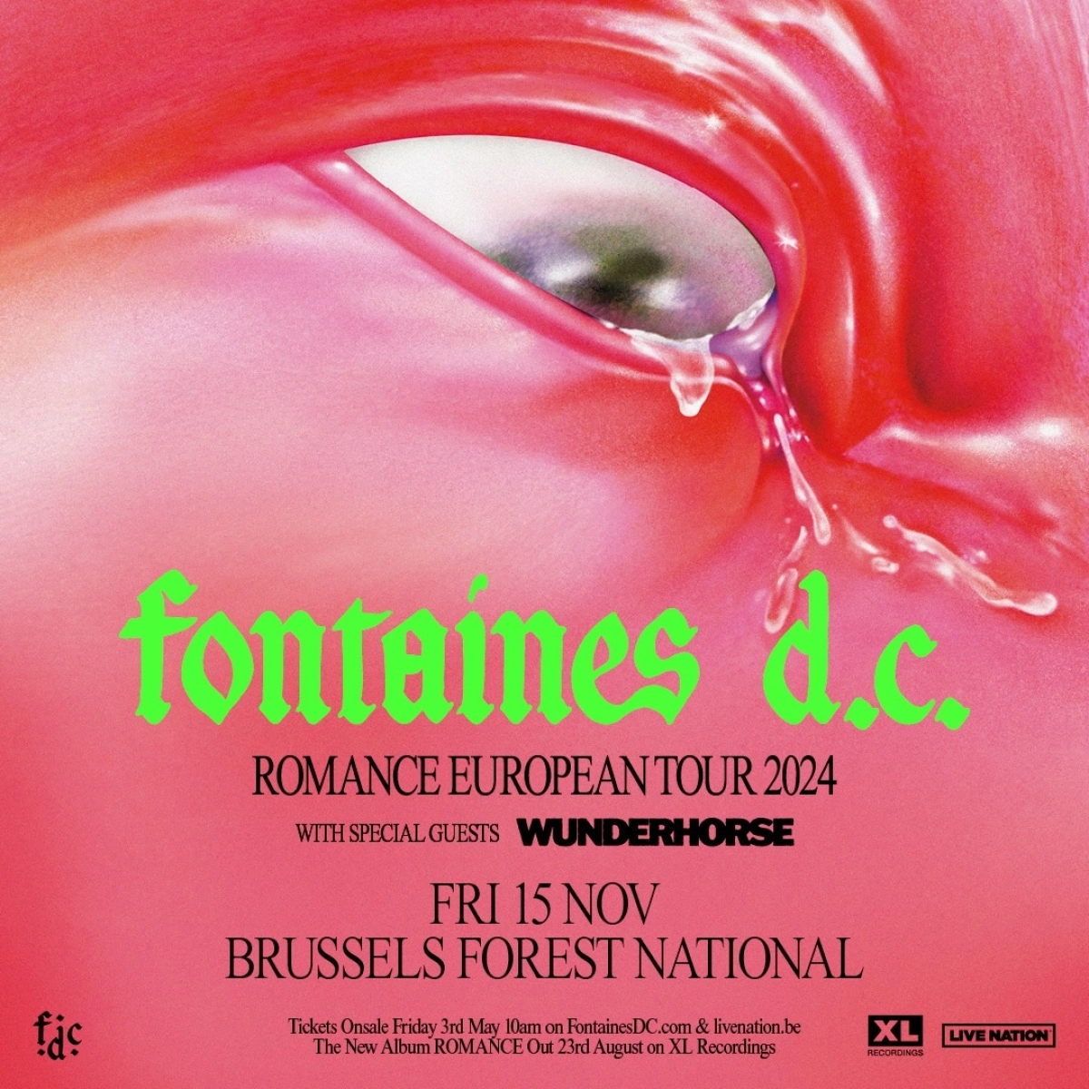 Fontaines D.C. al Forest National Tickets
