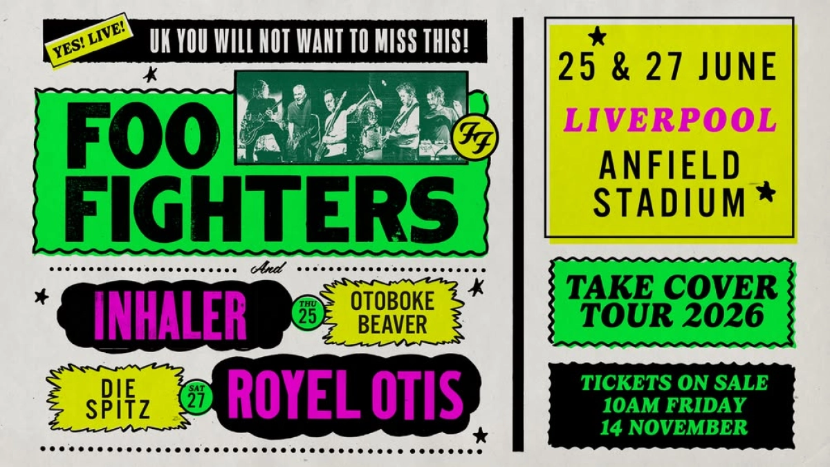 Billets Foo Fighters (Anfield - Liverpool)