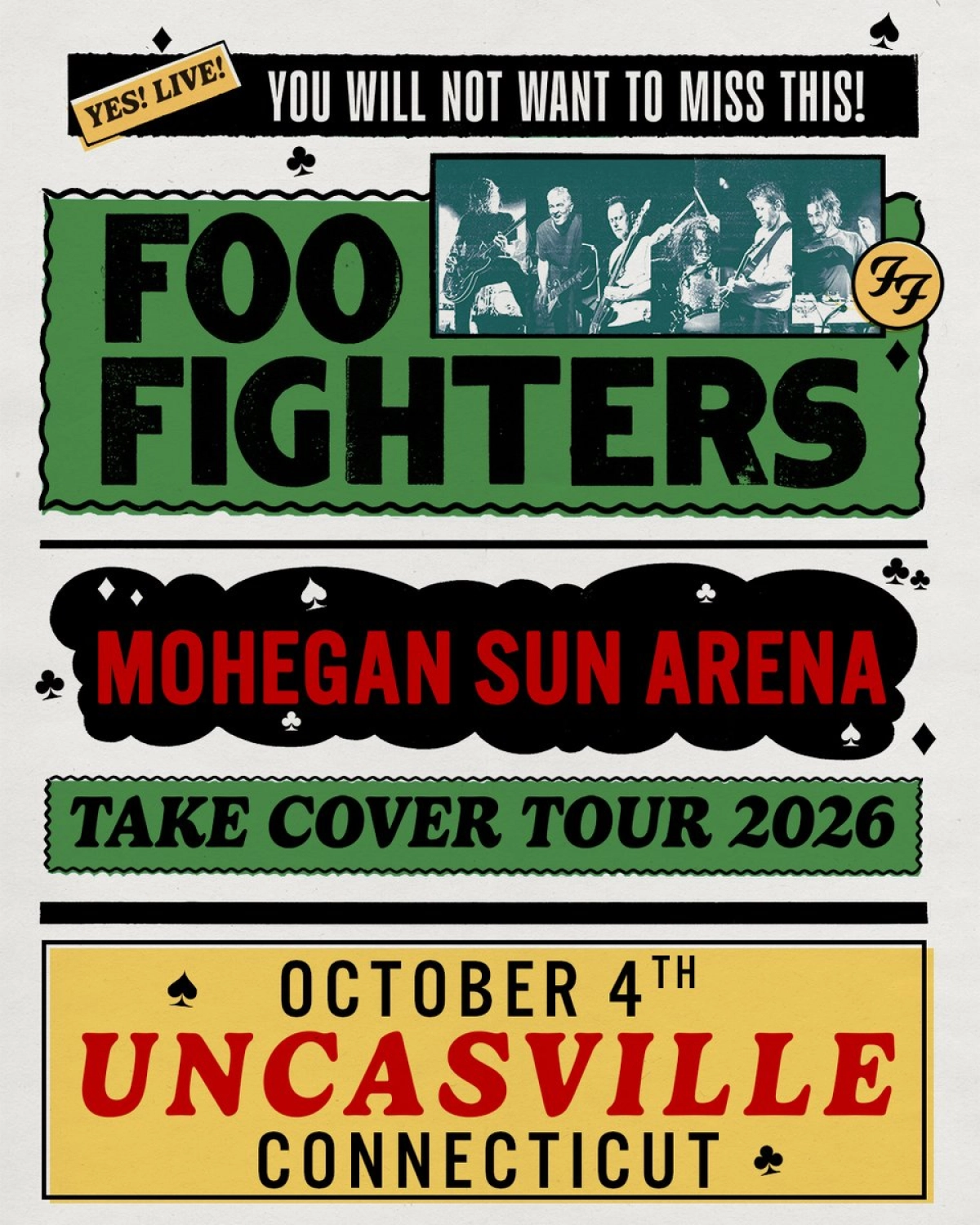 Foo Fighters en Mohegan Sun Arena Tickets