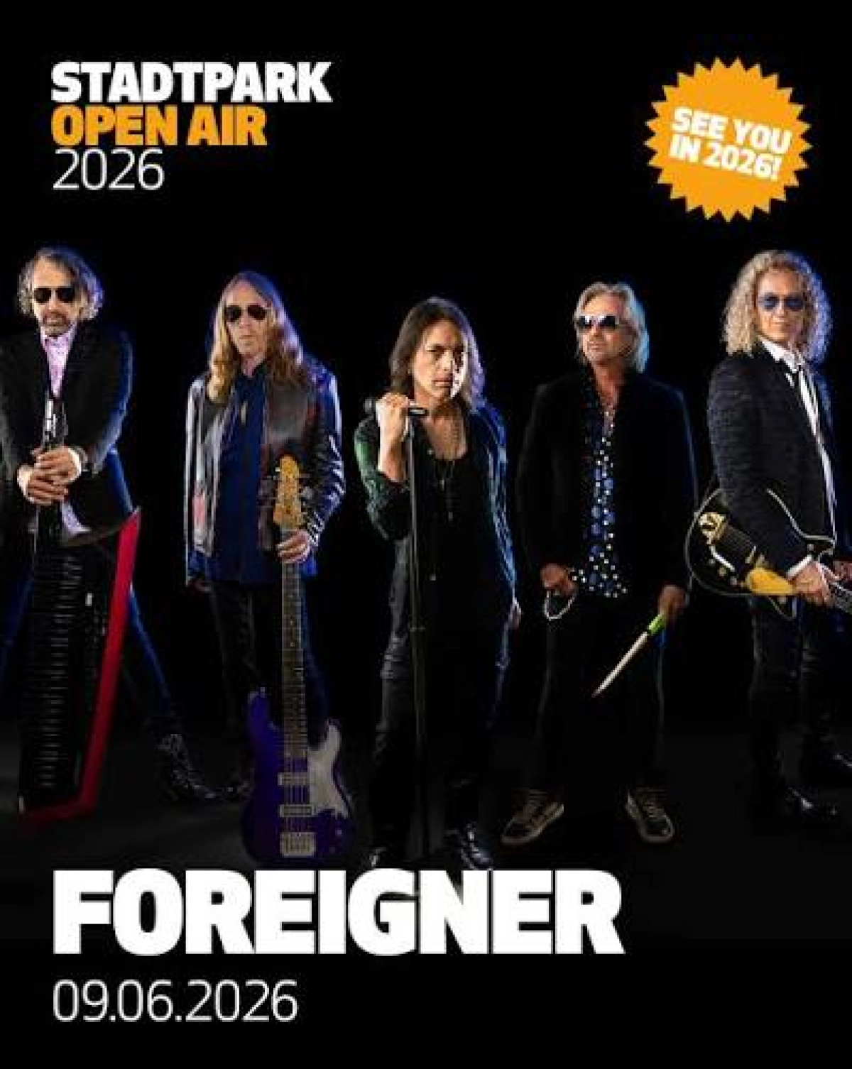 Foreigner at Stadtpark Hamburg Tickets