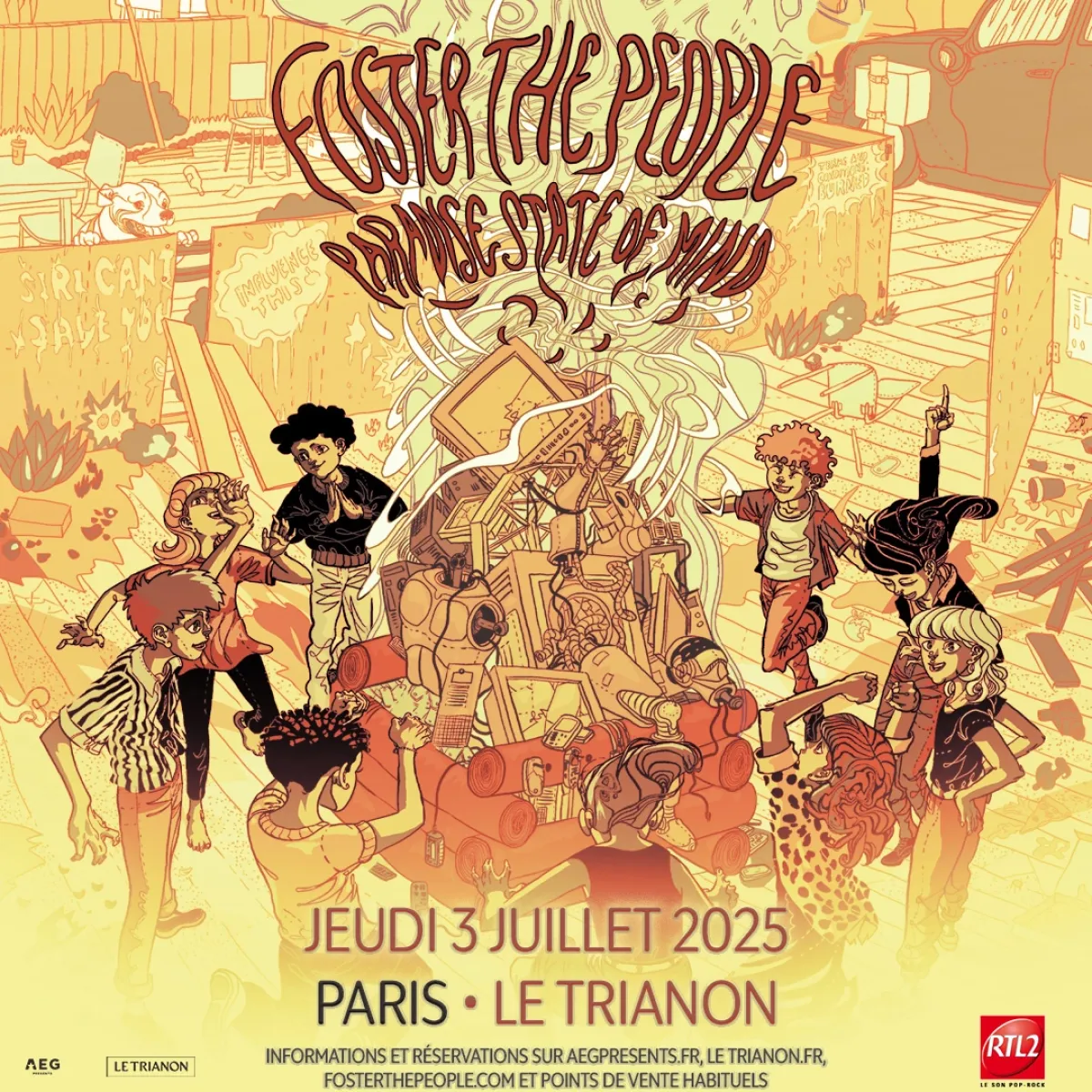 Billets Foster The People (Le Trianon - Paris)