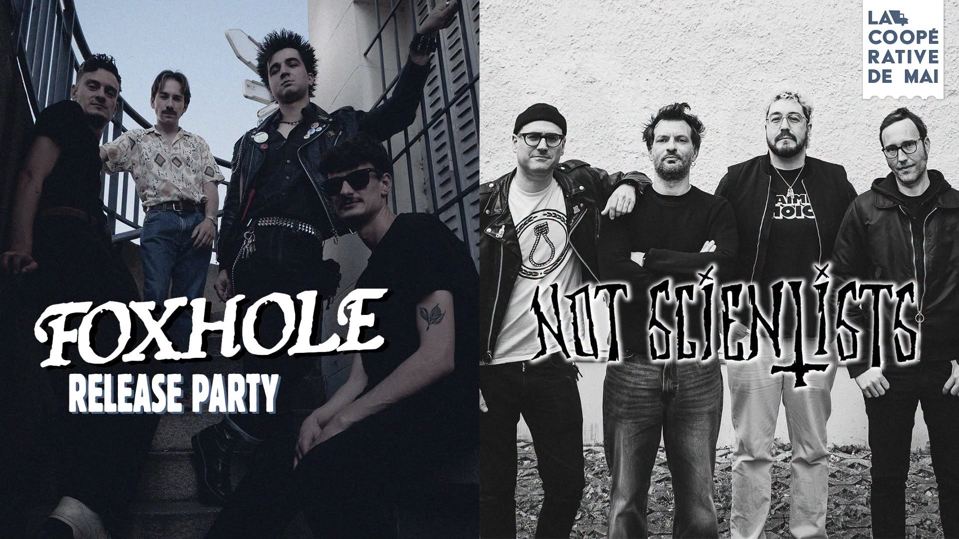 Foxhole - Not Scientists at La Cooperative de Mai Tickets