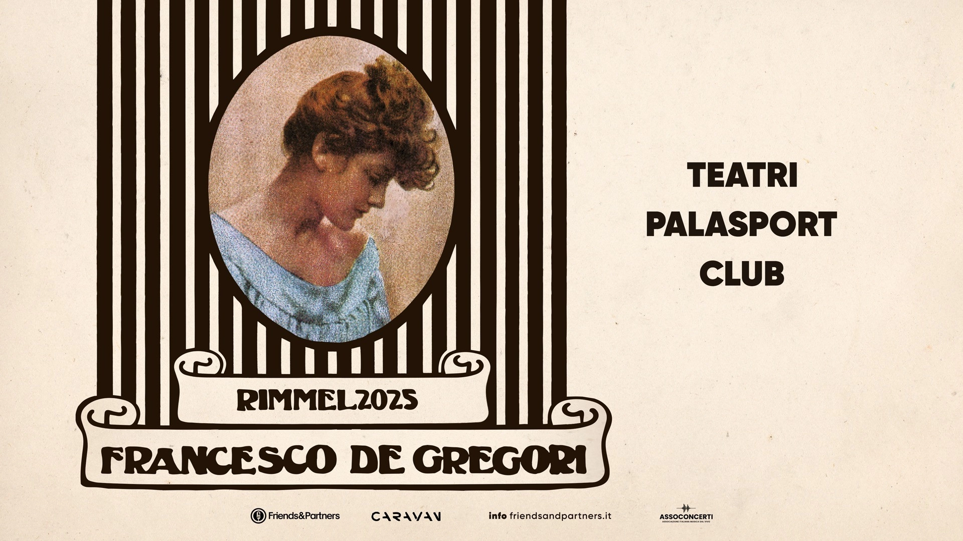 Billets Francesco De Gregori (Palazzo Dello Sport Roma - Rome)