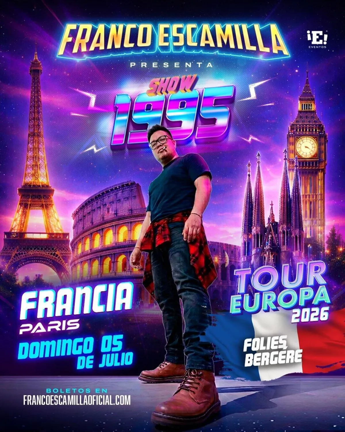 Billets Franco Escamilla (Folies Bergere - Paris)