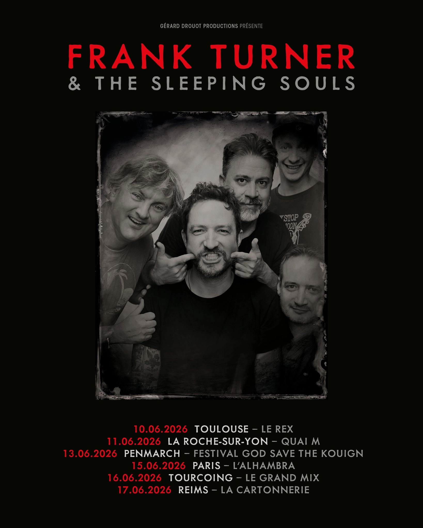 Frank Turner And The Sleeping Souls at La Cartonnerie Tickets