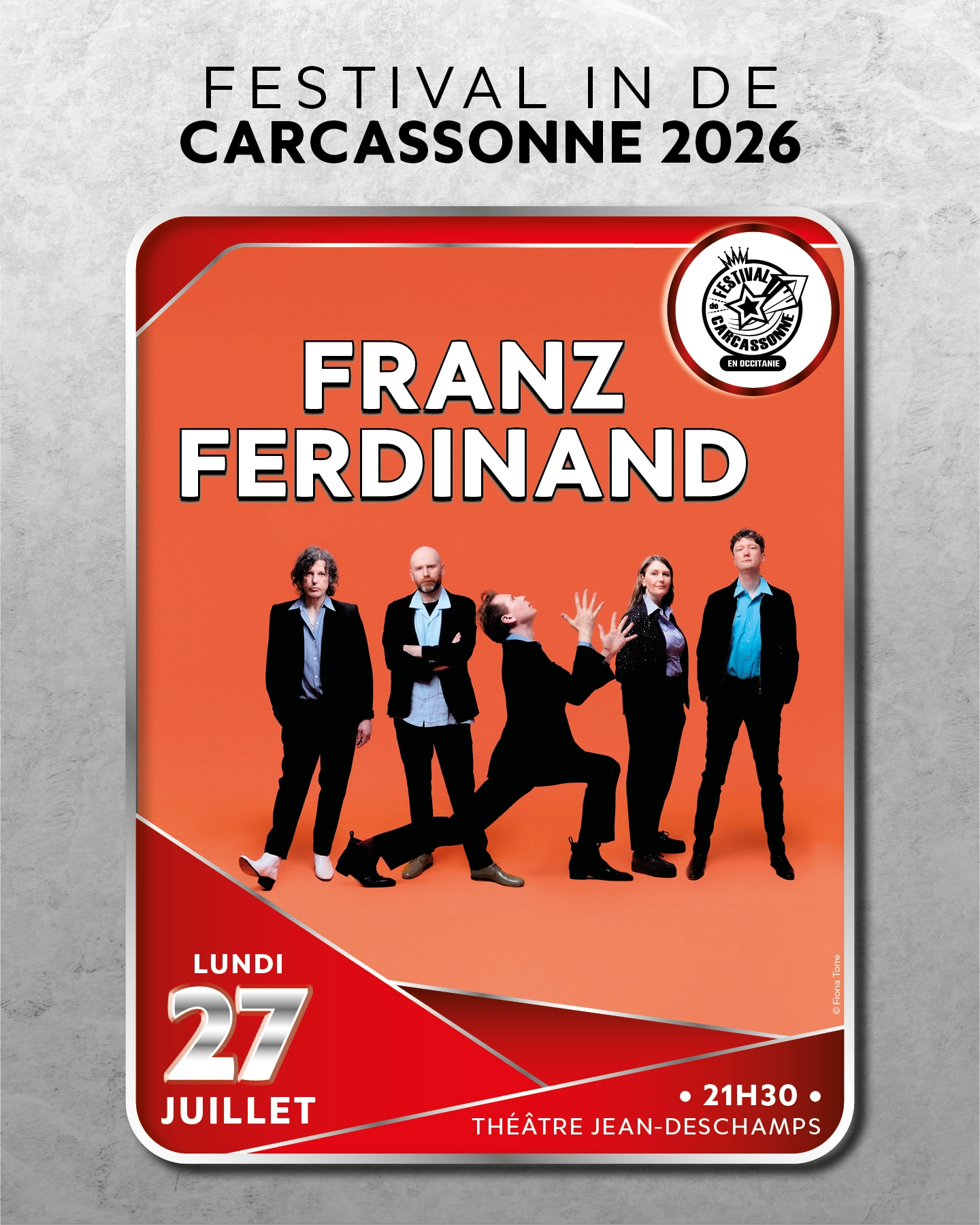 Billets Franz Ferdinand (Theatre Jean Deschamps - Carcassonne)