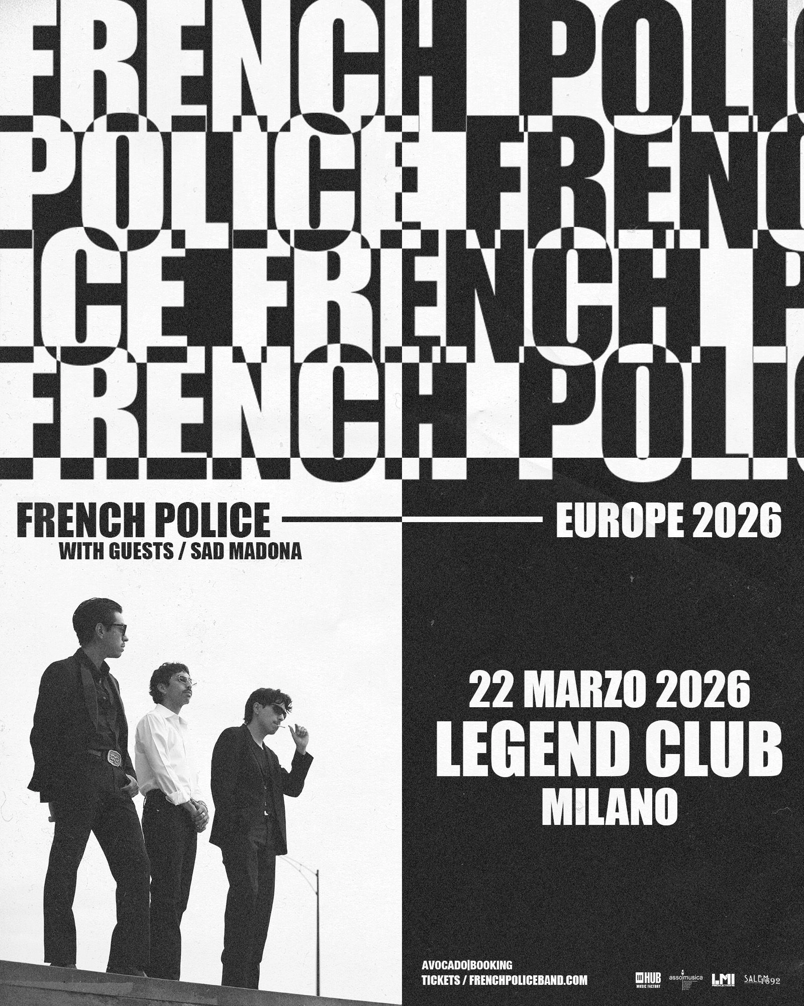 Billets French Police (Legend Club Milano - Milan)
