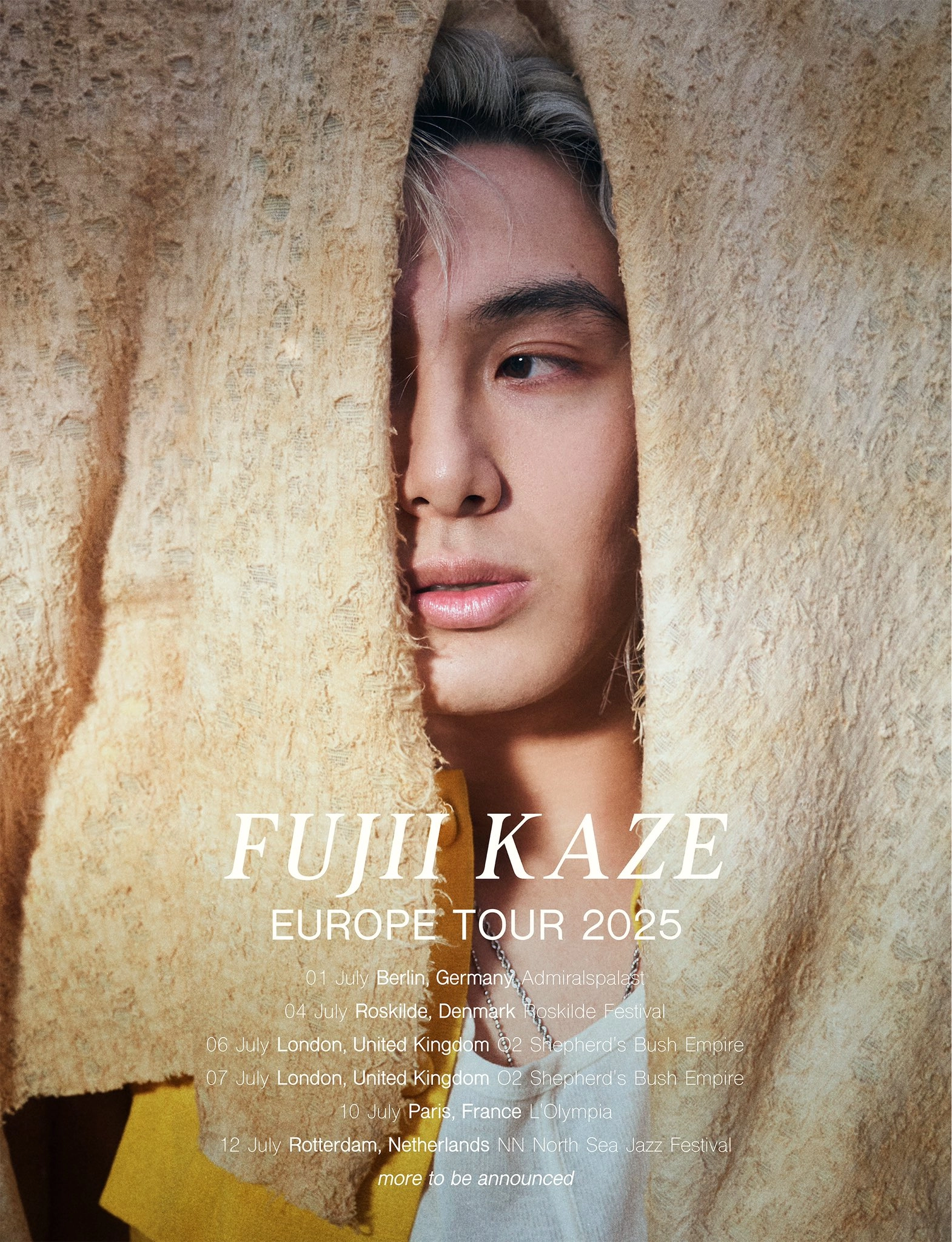 Fujii Kaze at Admiralspalast Tickets