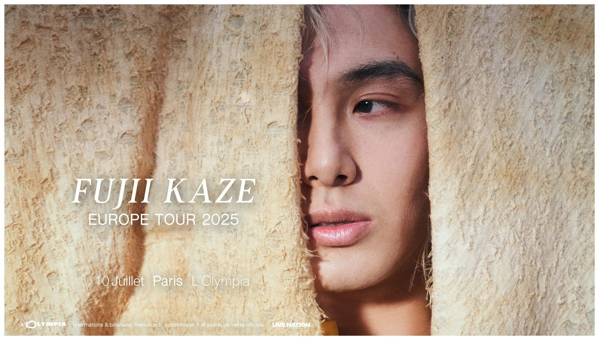 Billets Fujii Kaze (Olympia - Paris)