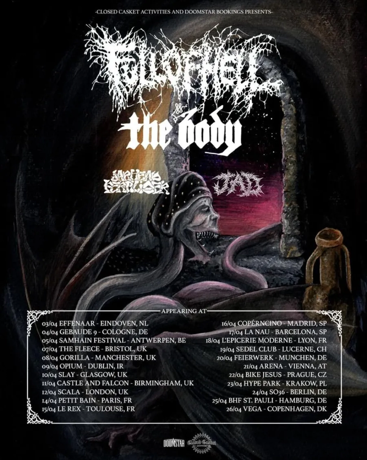 Billets Full Of Hell (Feierwerk - Munich)