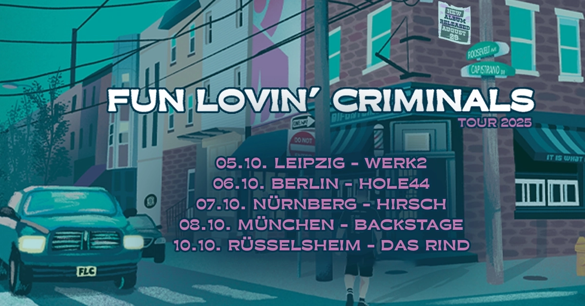 Fun Lovin' Criminals - A Matter Of Time Tour 2025 en Hole 44 Tickets