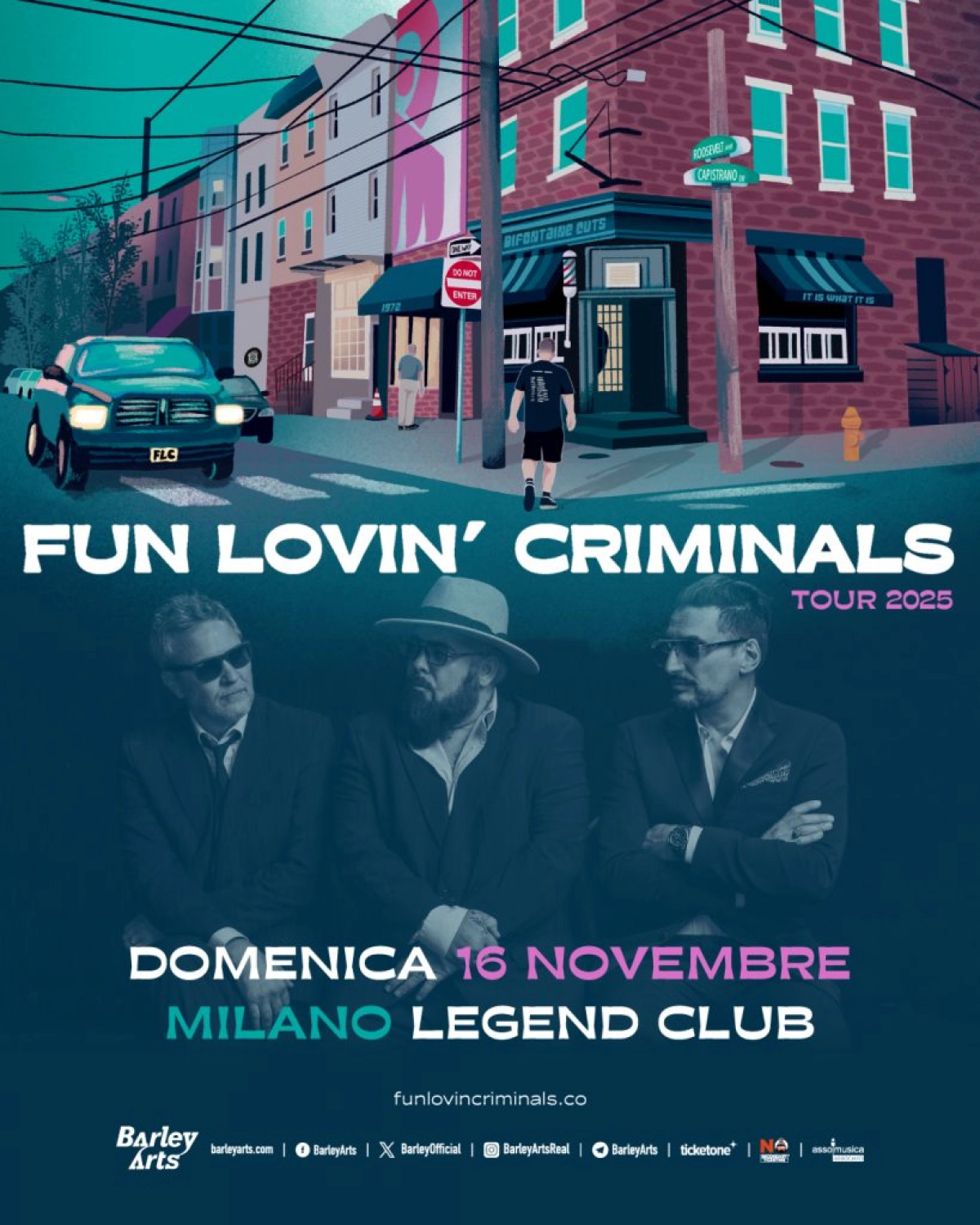 Billets Fun Lovin' Criminals (Legend Club Milano - Milan)