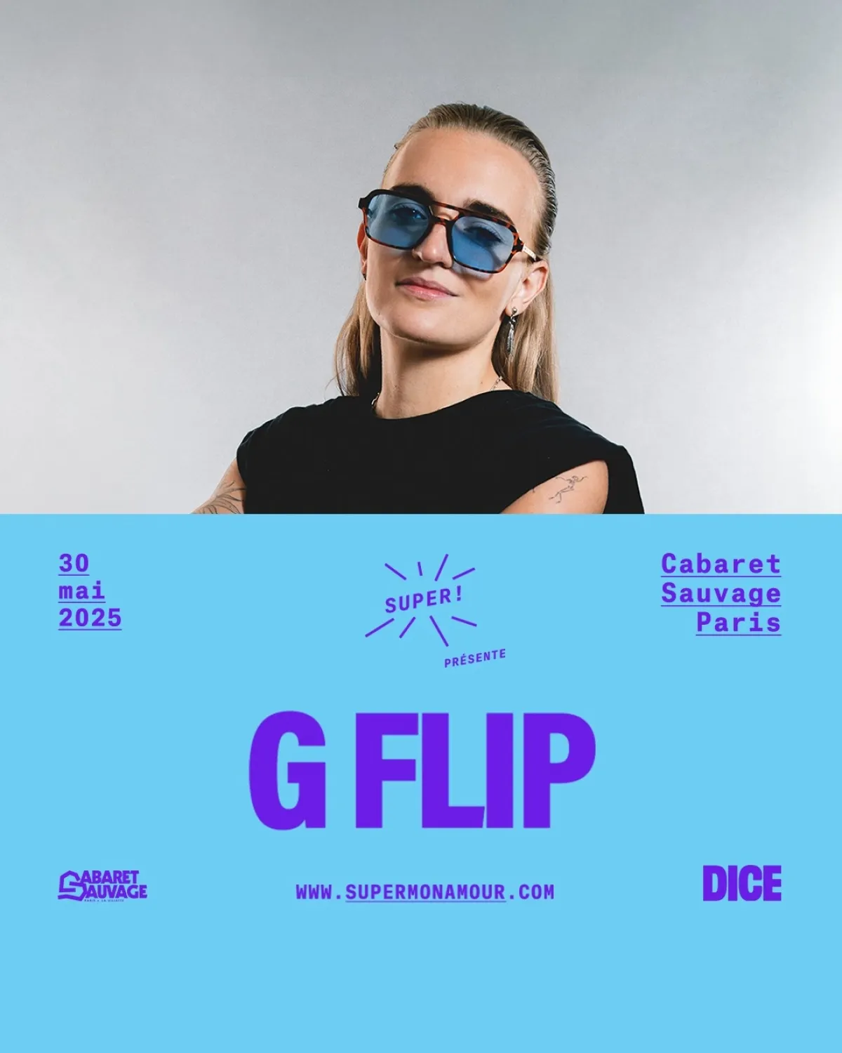 Billets G Flip (Cabaret Sauvage - Paris)