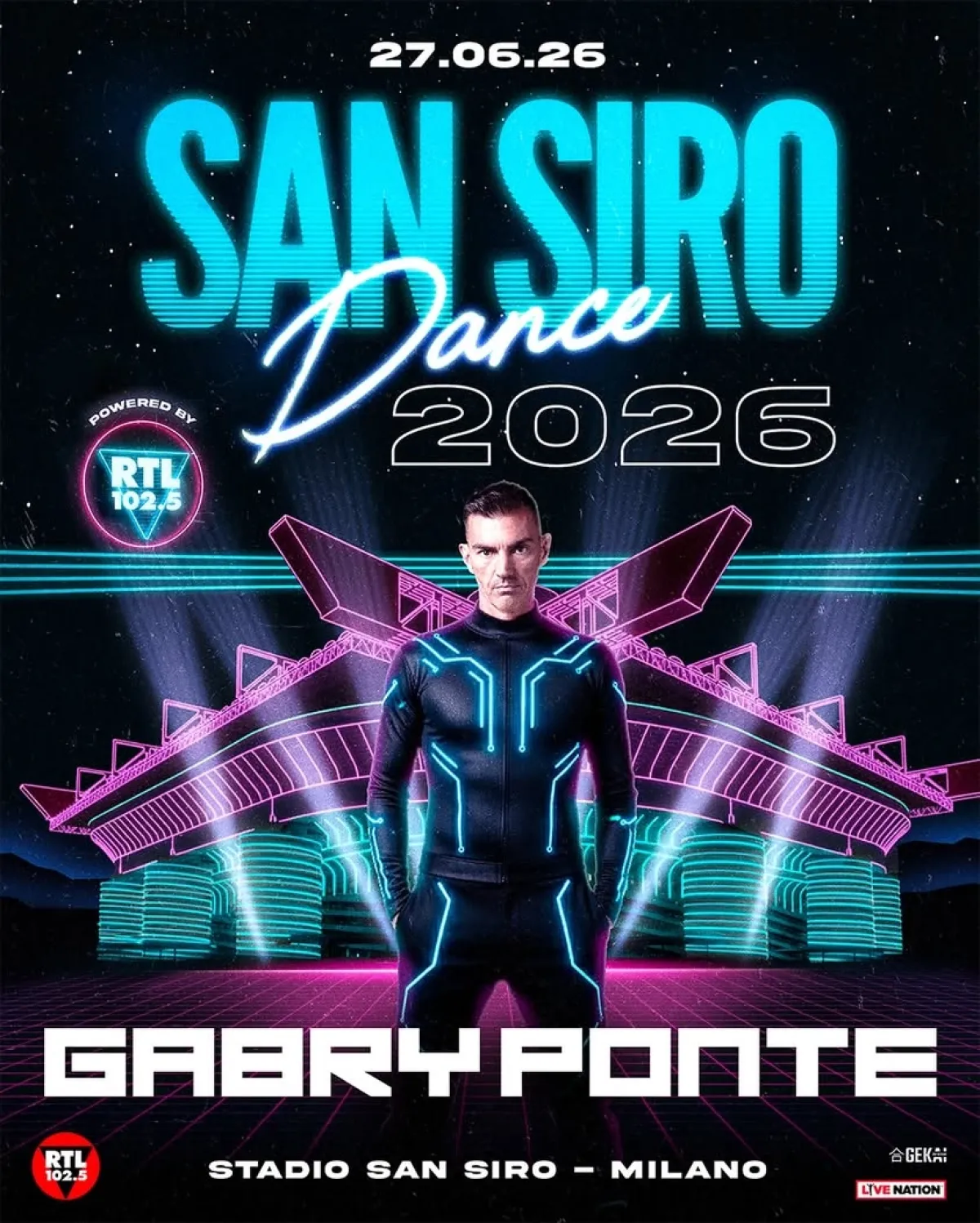 Billets Gabry Ponte (San Siro - Milan)