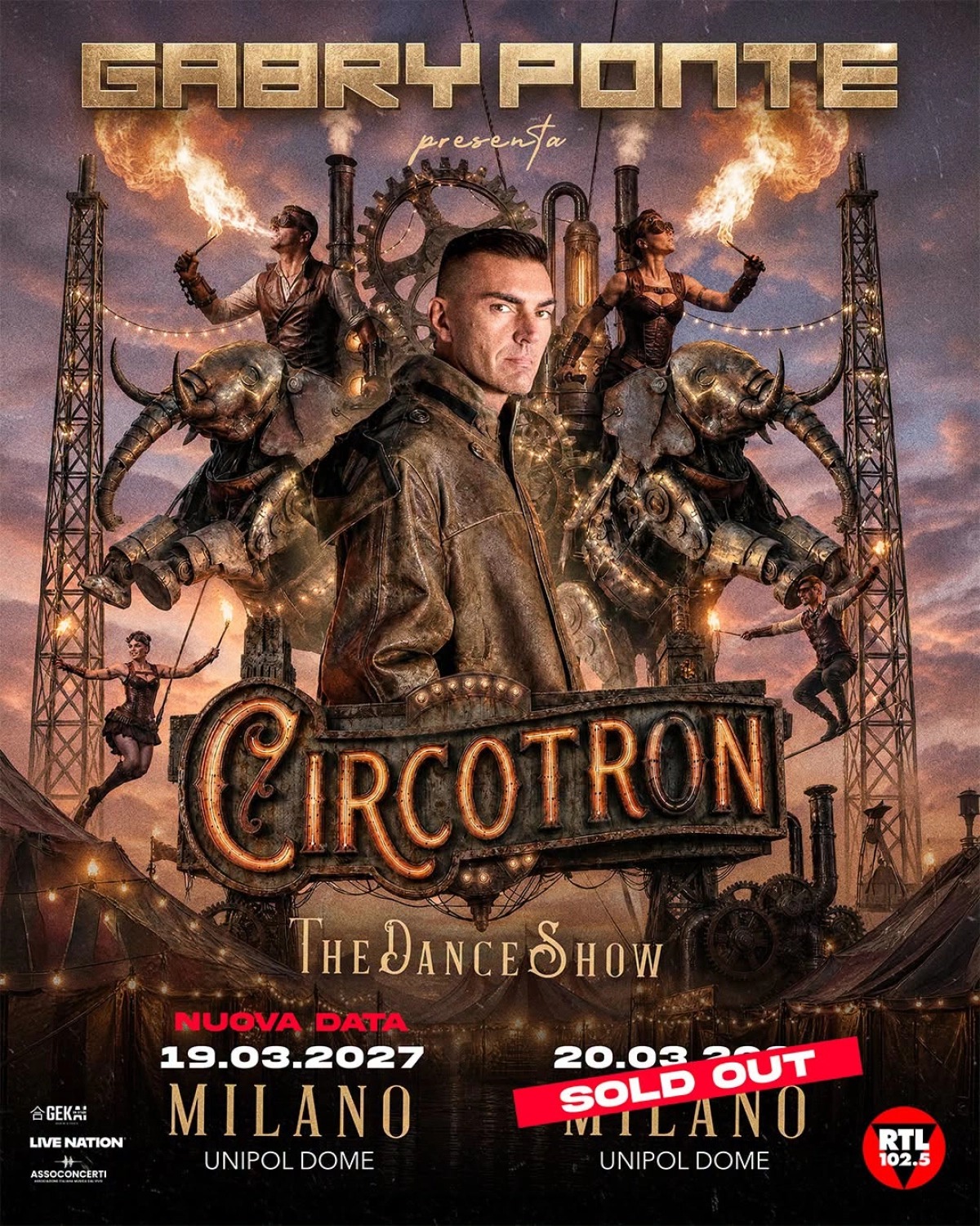 Gabry Ponte al Unipol Dome Tickets