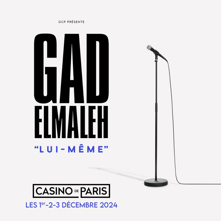 Billets Gad Elmaleh (Casino de Paris - Paris)