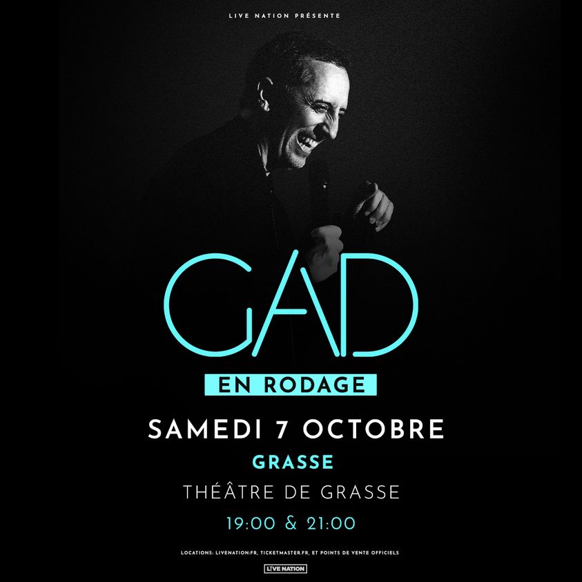Billets Gad Elmaleh (Theatre de Grasse - Grasse)