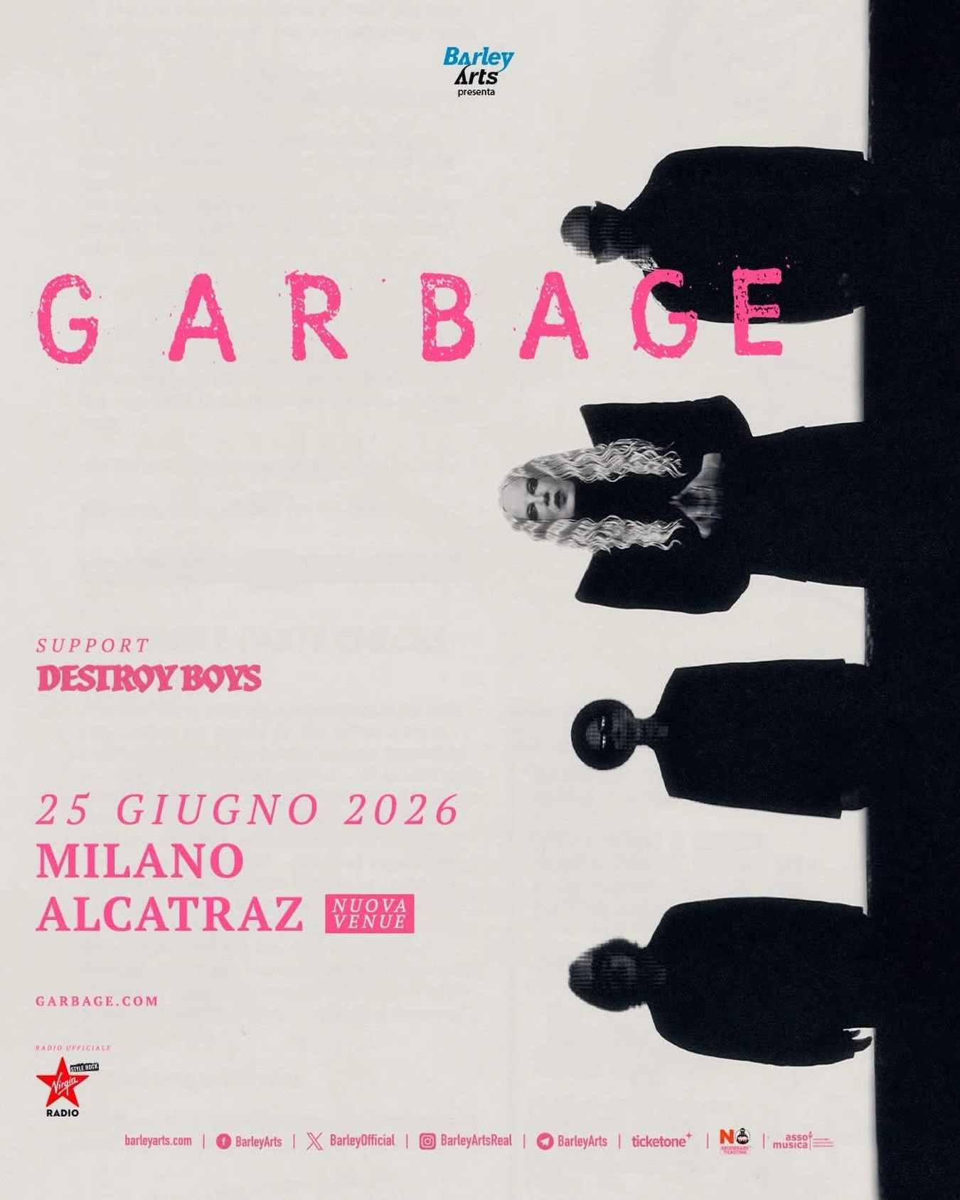 Garbage - Destroy Boys en Alcatraz Milán Tickets