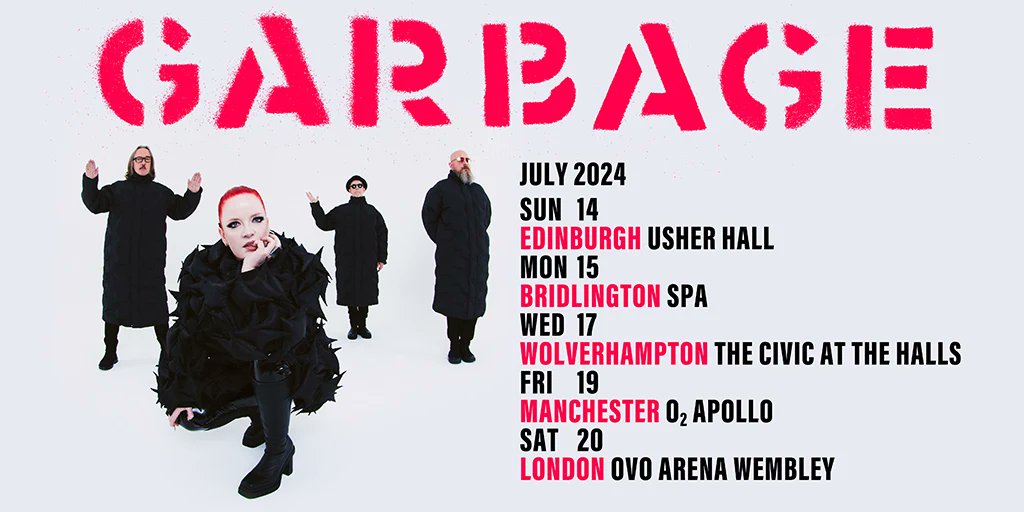 Garbage at OVO Arena Wembley Tickets