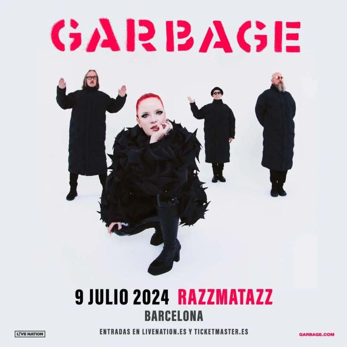 Billets Garbage (Razzmatazz - Barcelone)