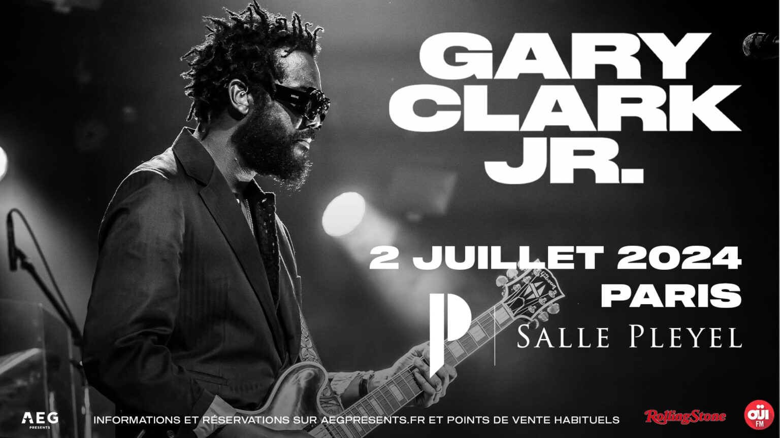Billets Gary Clark Jr (Salle Pleyel - Paris)