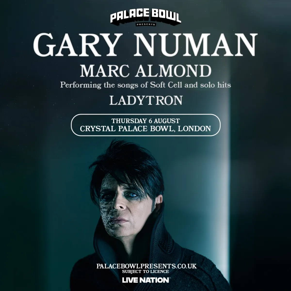 Gary Numan at Crystal Palace Bowl Tickets