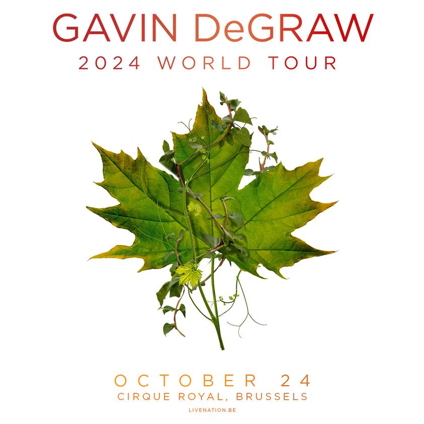 Gavin DeGraw en Cirque Royal Tickets