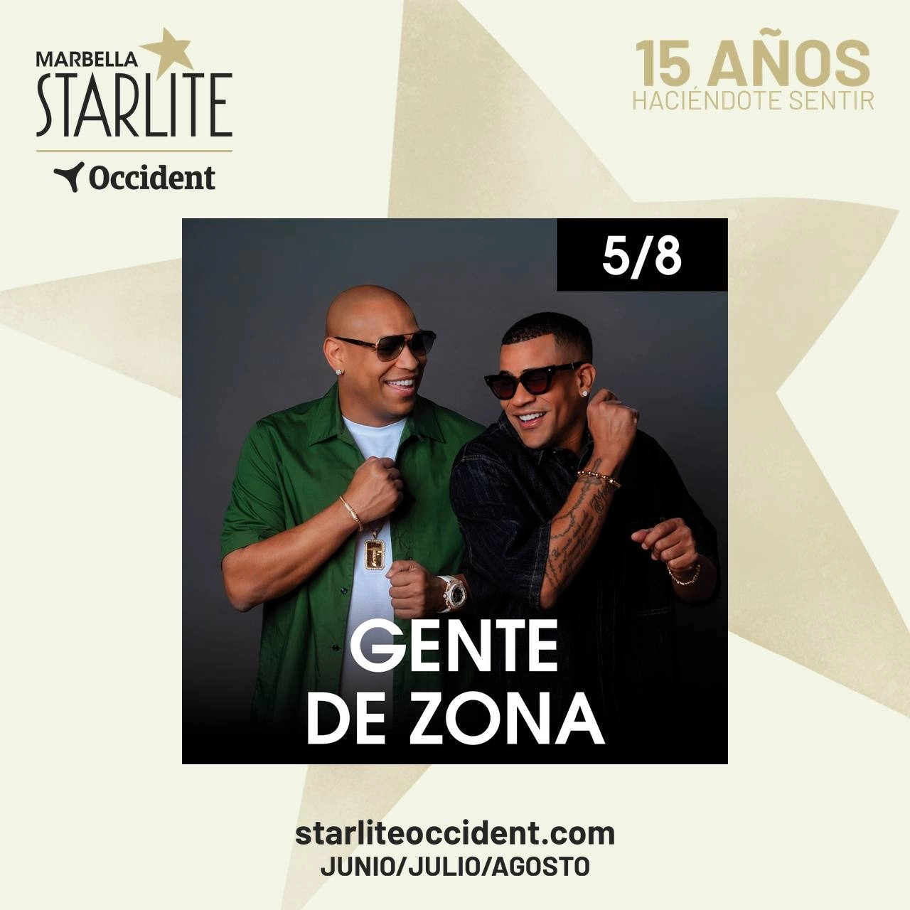 Gente de Zona en Starlite Marbella Tickets