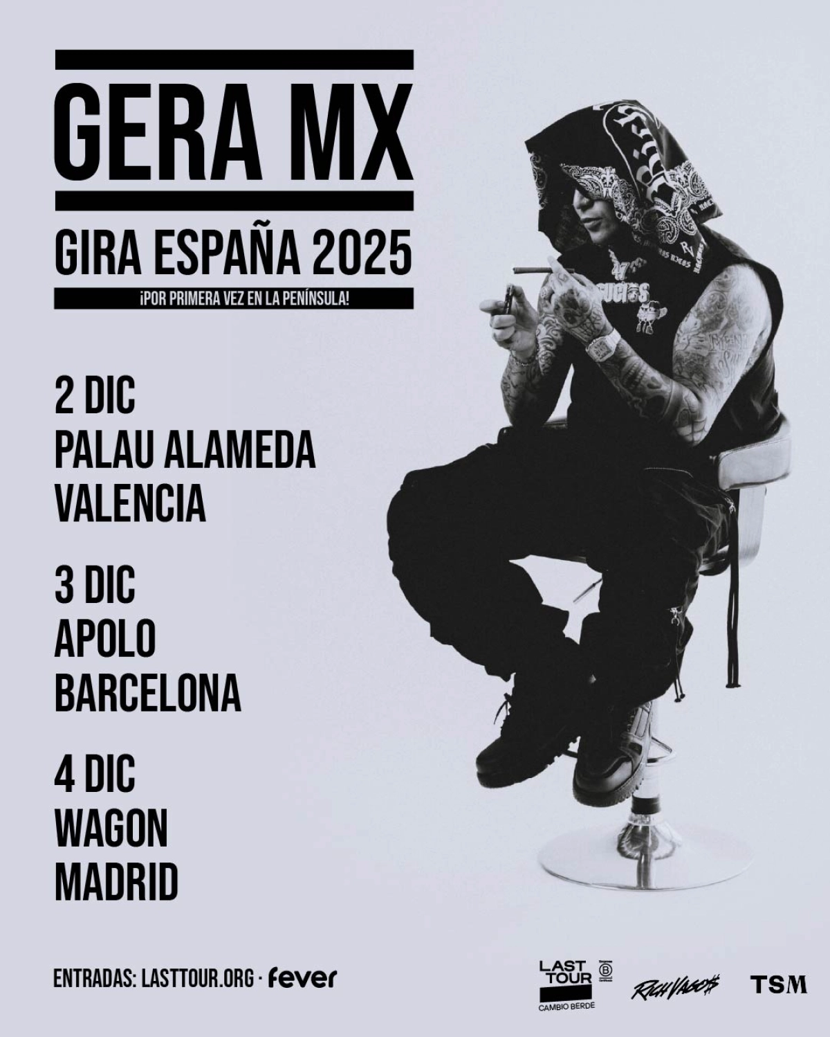 Billets Gera MX (Sala Apolo - Barcelone)
