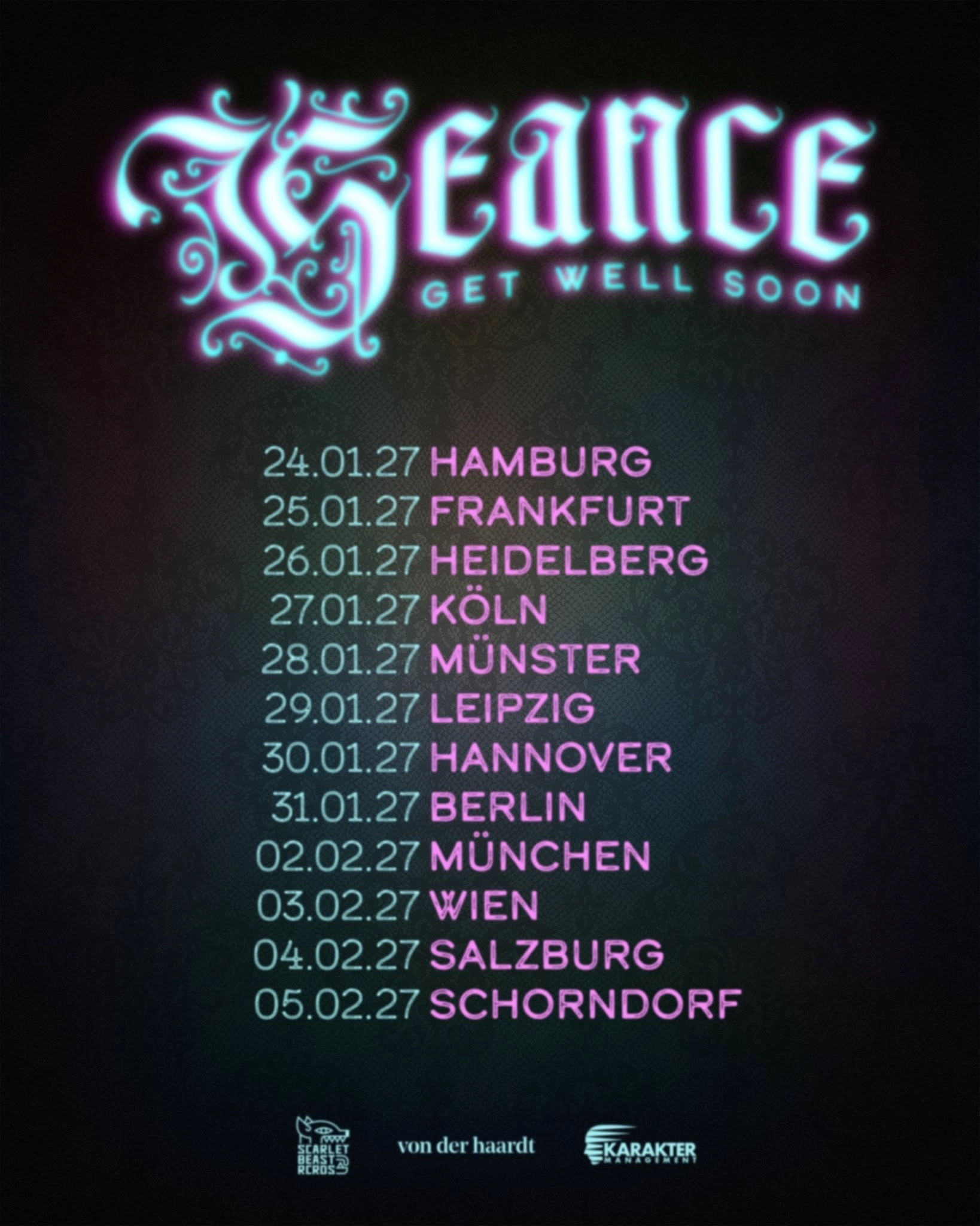 Billets Get Well Soon (Felsenkeller Leipzig - Leipzig)