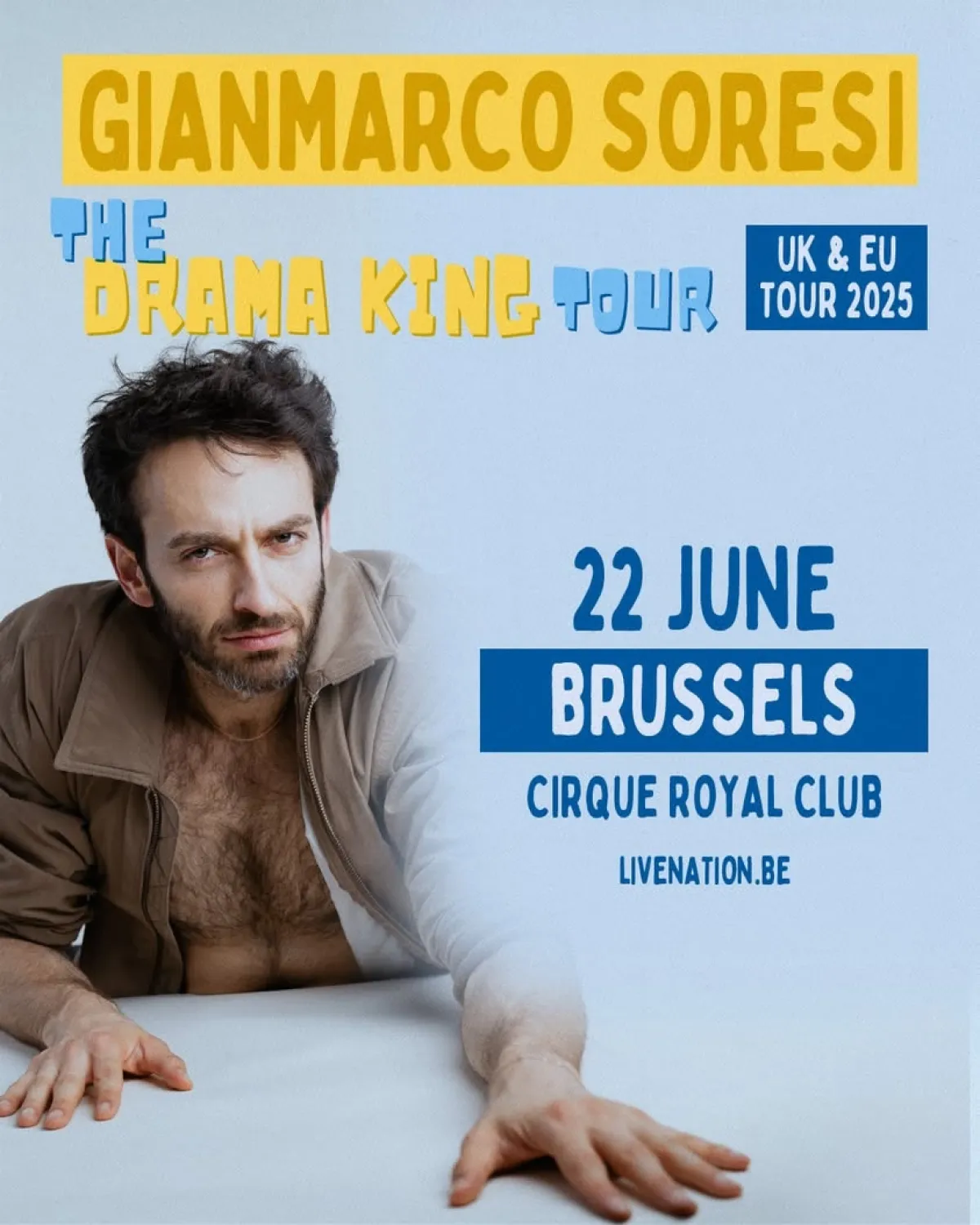 Billets Gianmarco Soresi (Cirque Royal Bruxelles - Bruxelles)