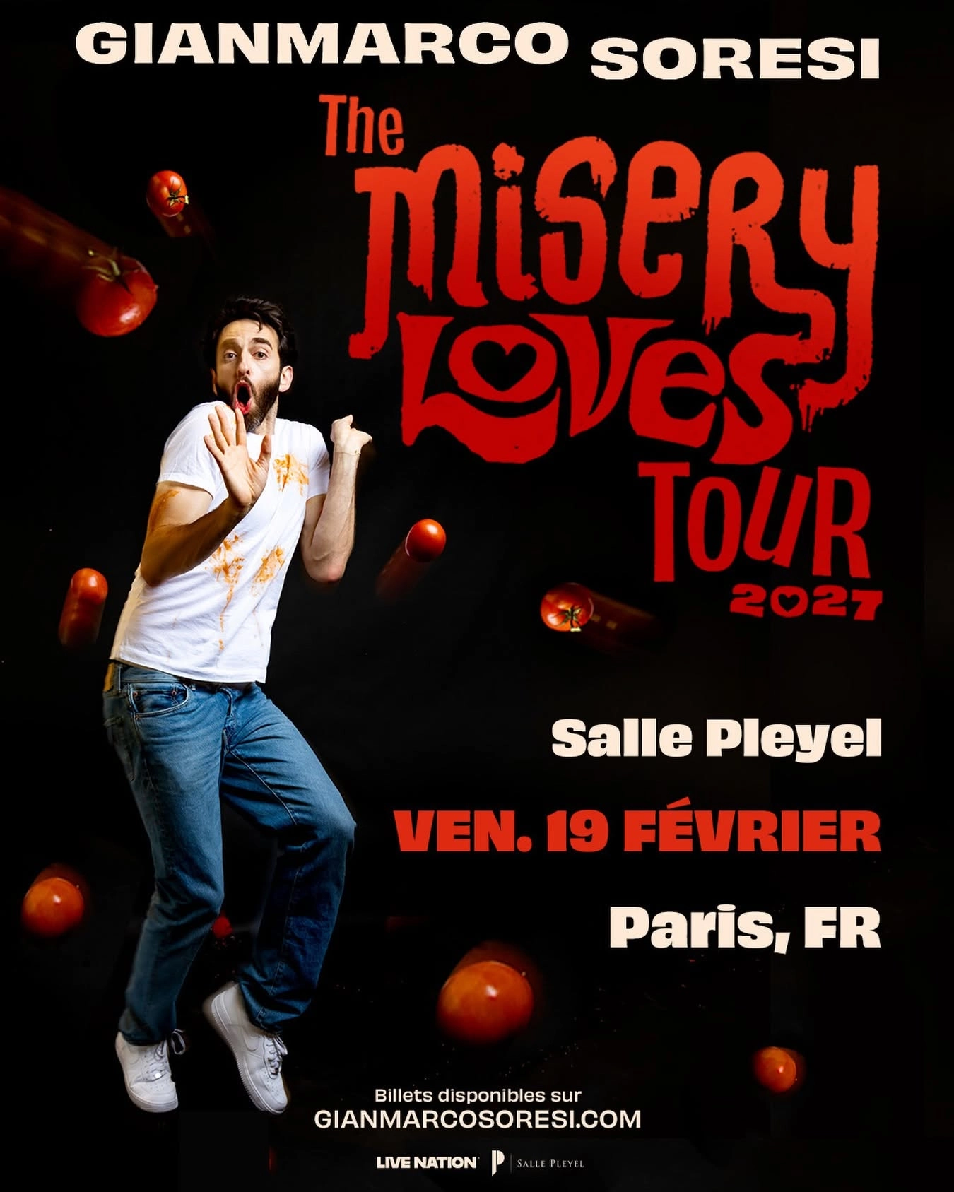 Gianmarco Soresi in der Salle Pleyel Tickets