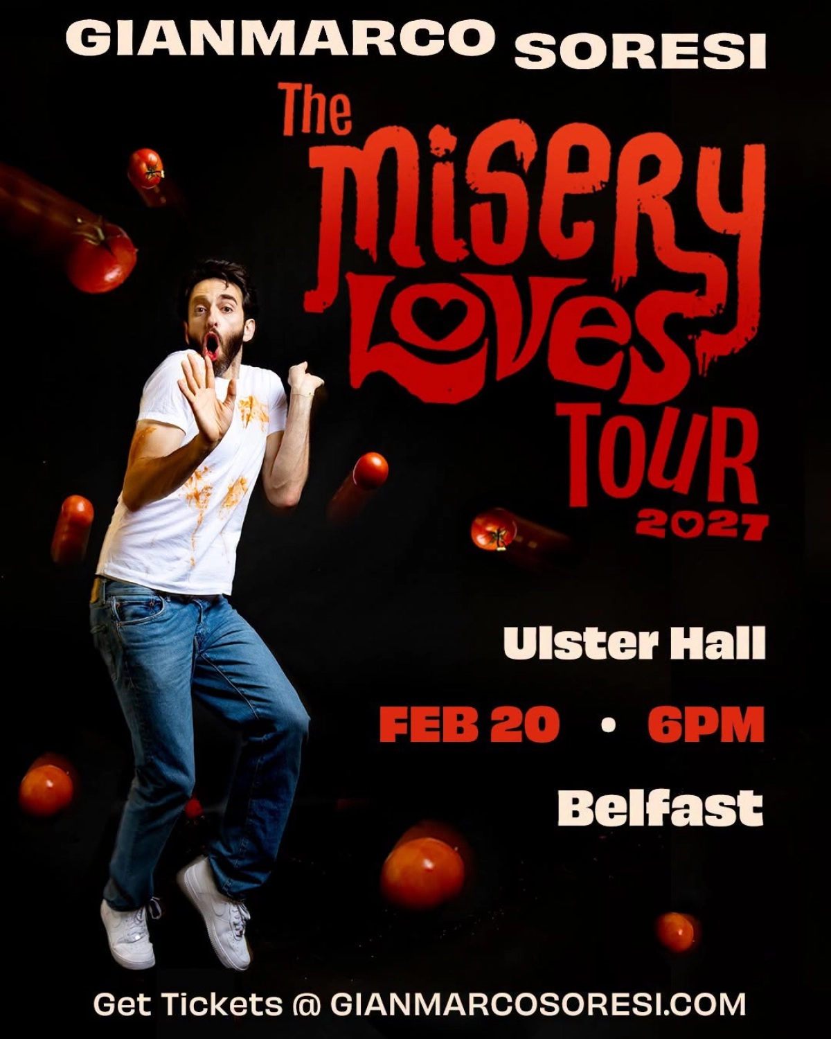 Gianmarco Soresi in der Ulster Hall Belfast Tickets