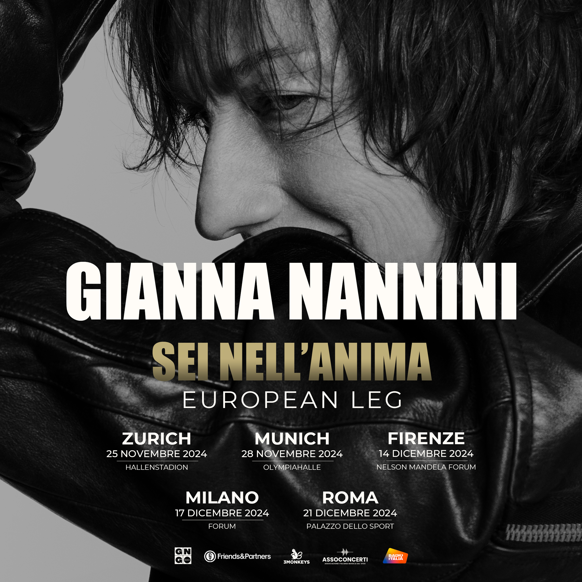 Billets Gianna Nannini - Sei Nell'anima (Jahrhunderthalle - Francfort)