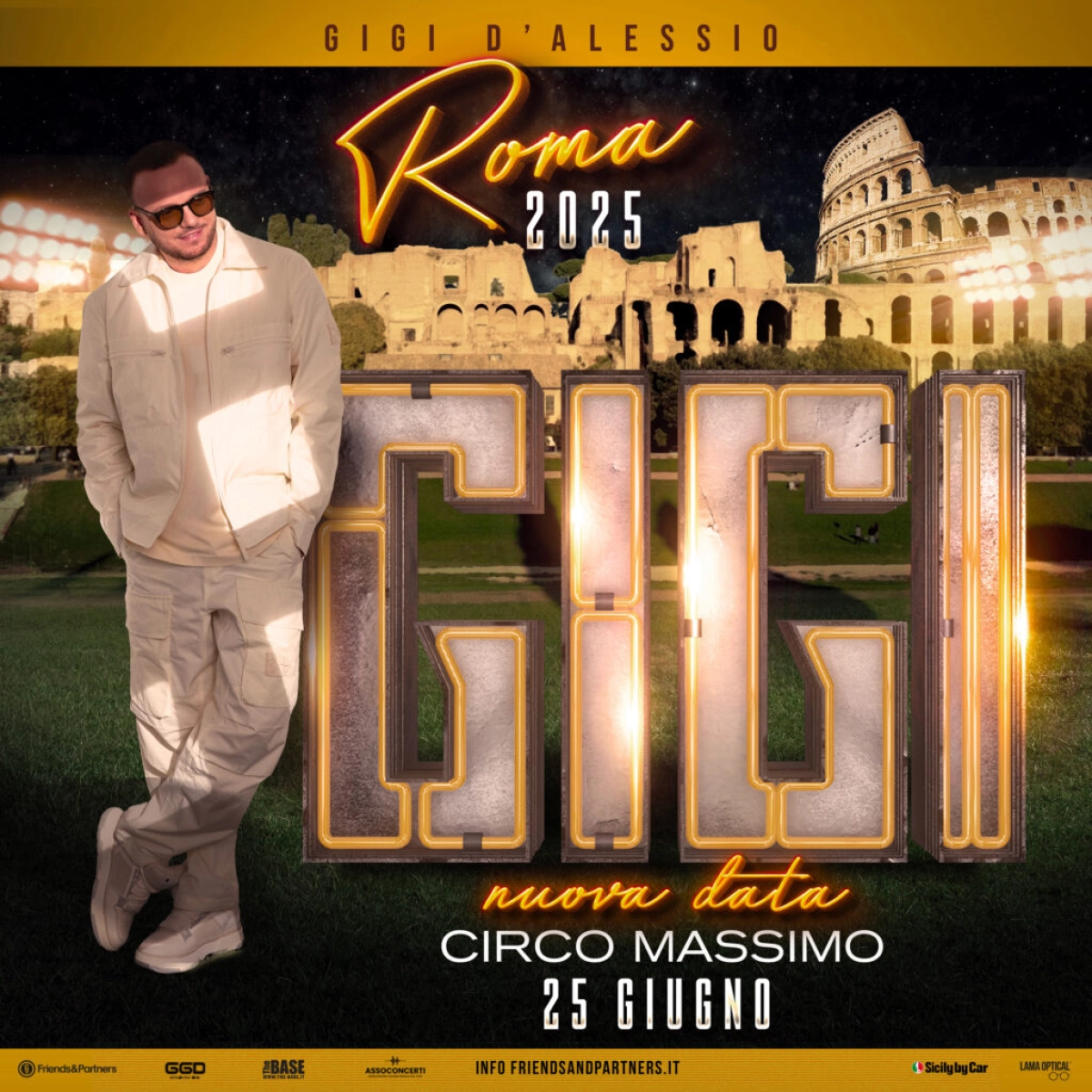 Billets Gigi D'Alessio (Circo Massimo - Rome)