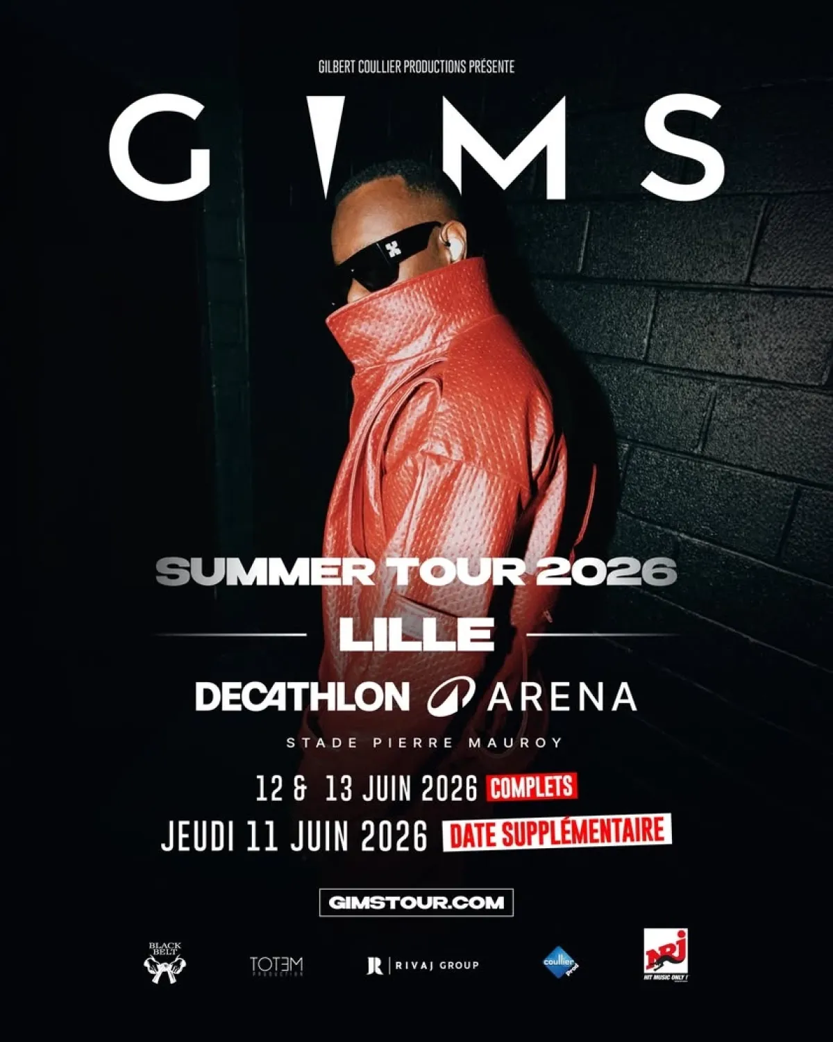 Gims at Decathlon Arena - Stade Pierre Mauroy Tickets