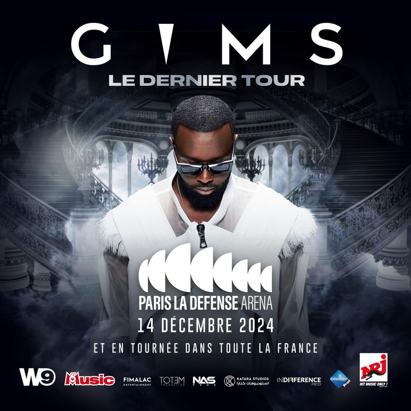Gims - Le Dernier Tour 2024 en Paris La Defense Arena Tickets