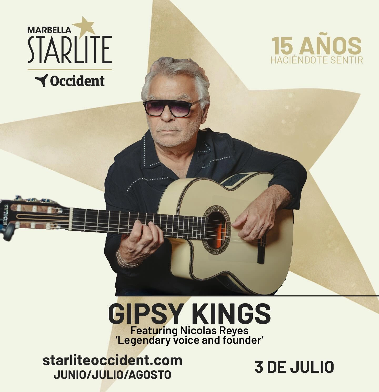 Gipsy Kings at Starlite Marbella Tickets