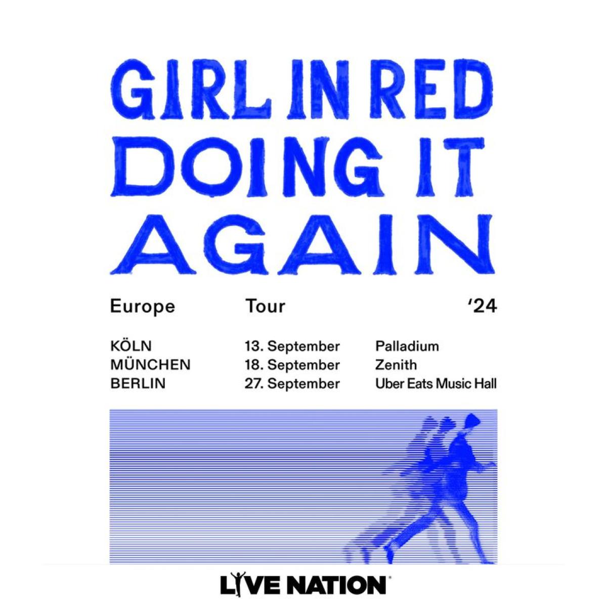 girl in red in der Palladium Koln Tickets