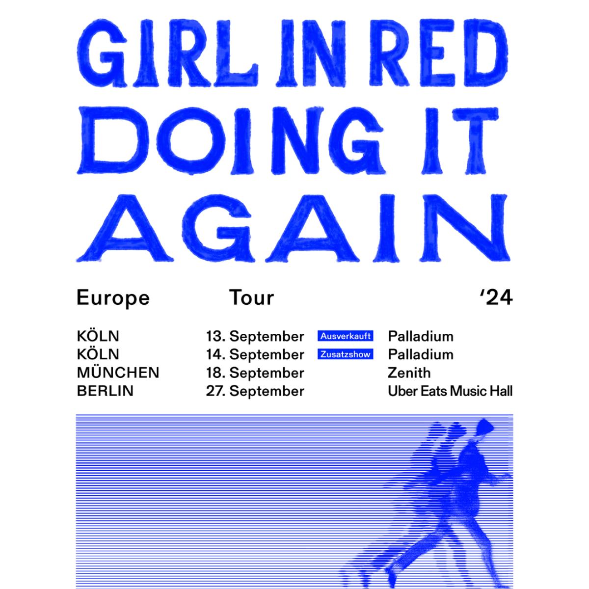 girl in red in der Palladium Koln Tickets