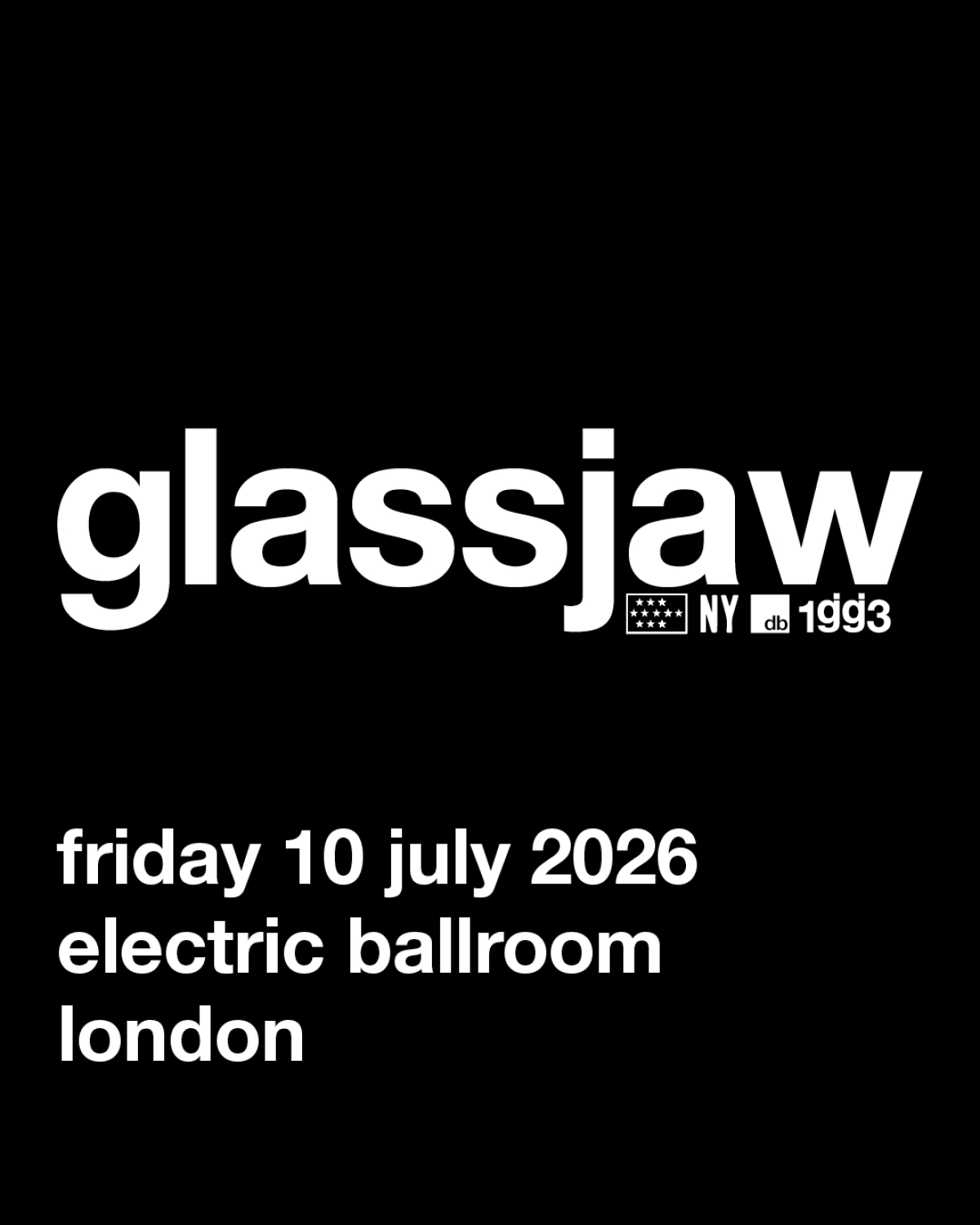Glassjaw at Electric Ballroom Tickets
