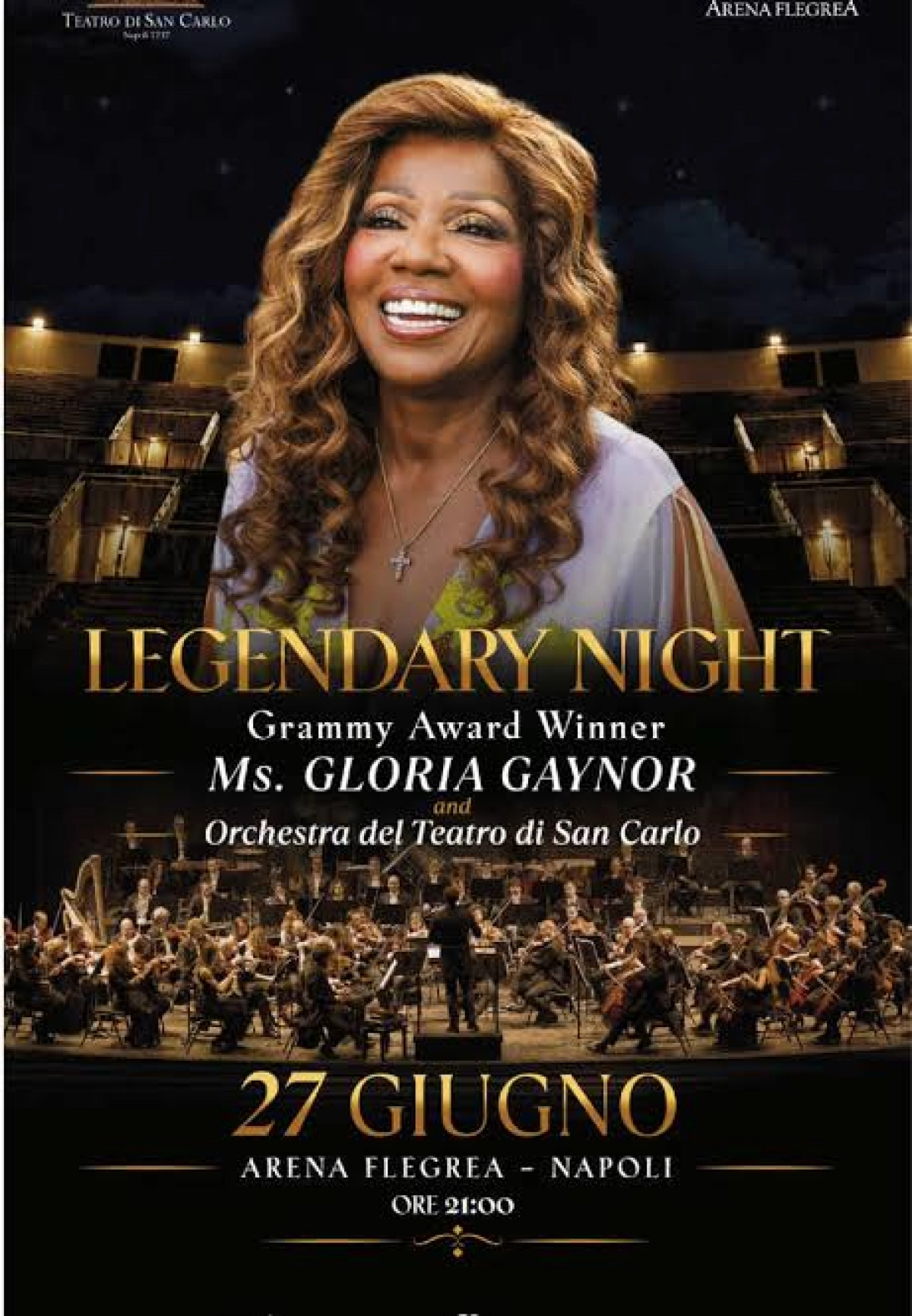 Gloria Gaynor al Arena Flegrea Tickets
