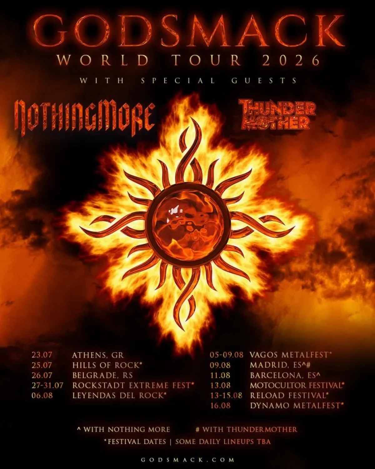 Godsmack at La Riviera Tickets