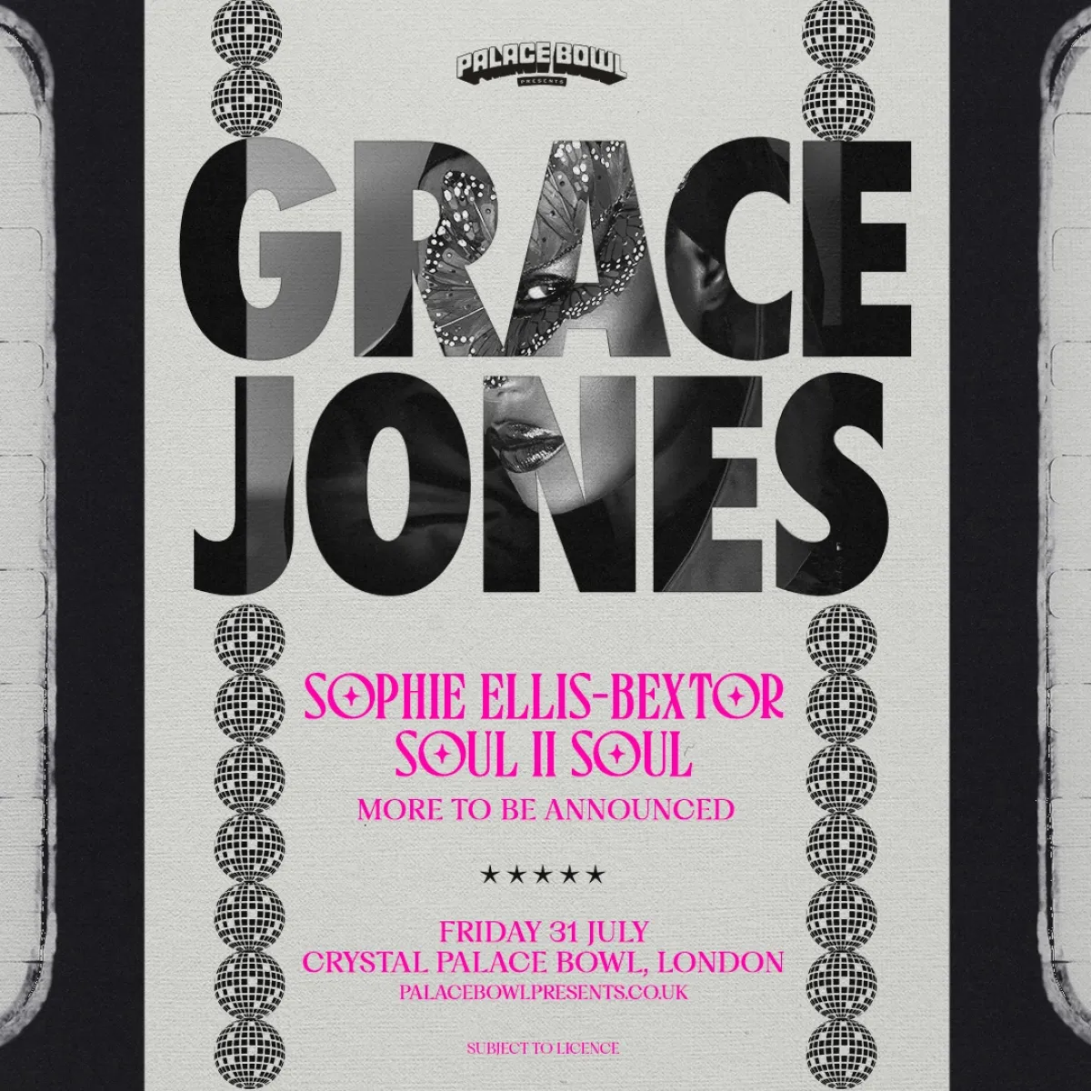 Grace Jones at Crystal Palace Bowl Tickets