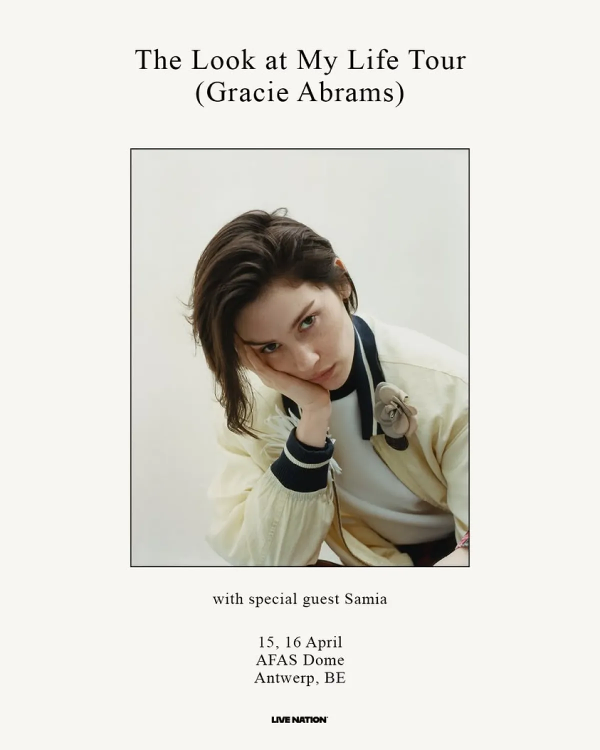 Gracie Abrams al AFAS Dome Tickets