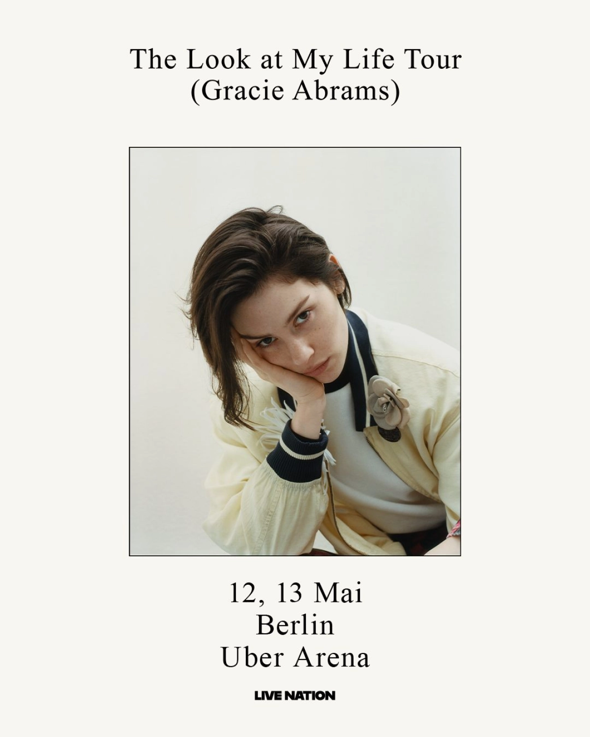 Gracie Abrams en Uber Arena Tickets