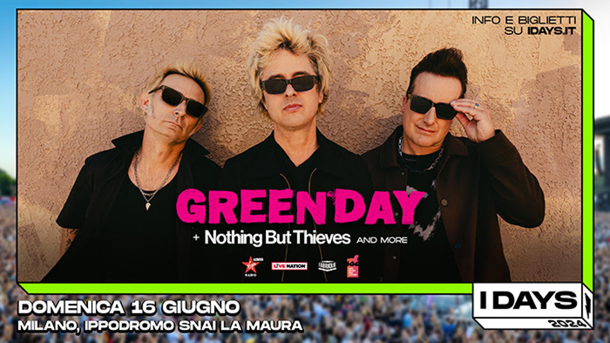 Green Day al Ippodromo Snai San Siro Tickets