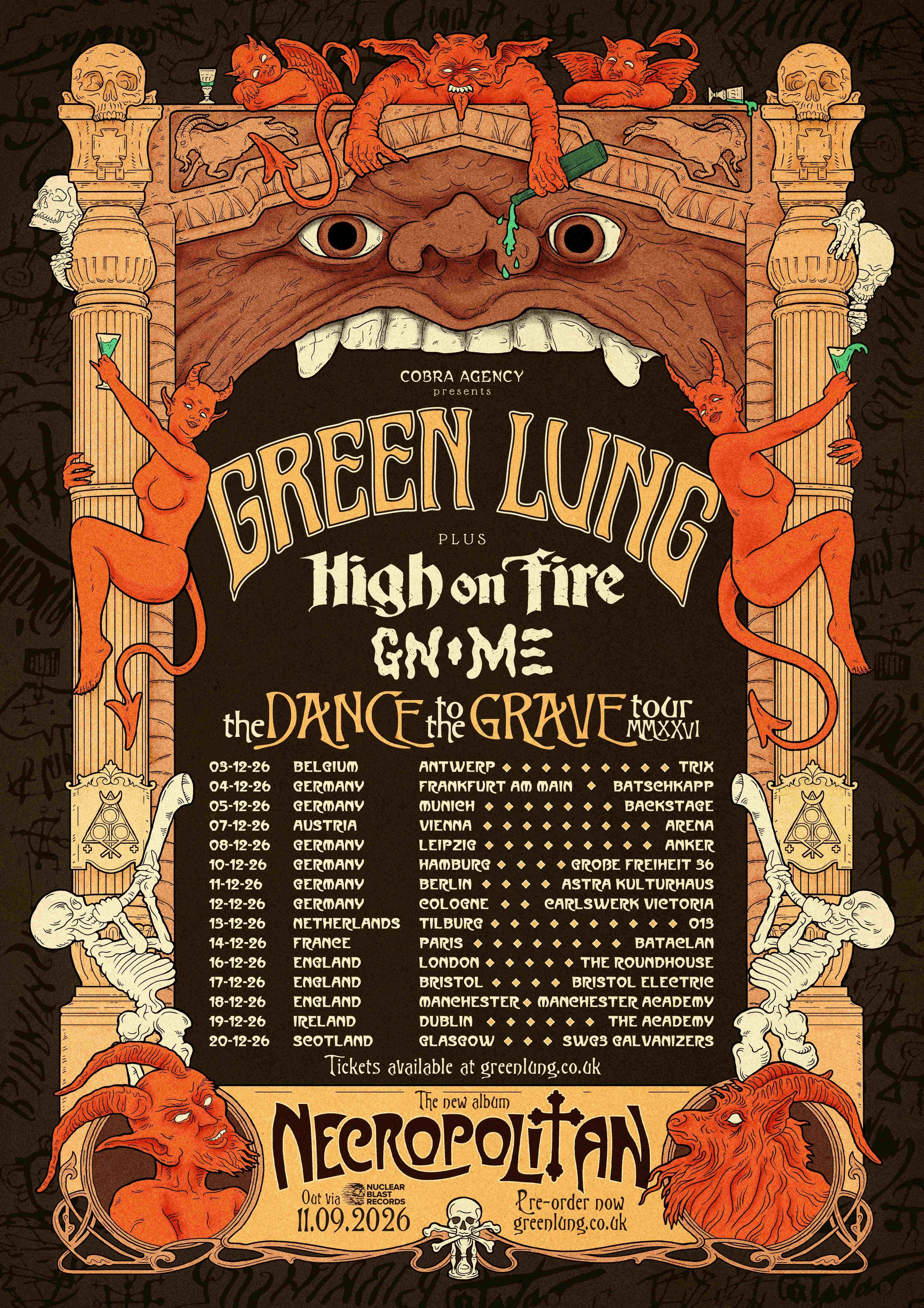 Green Lung at Grosse Freiheit 36 Tickets