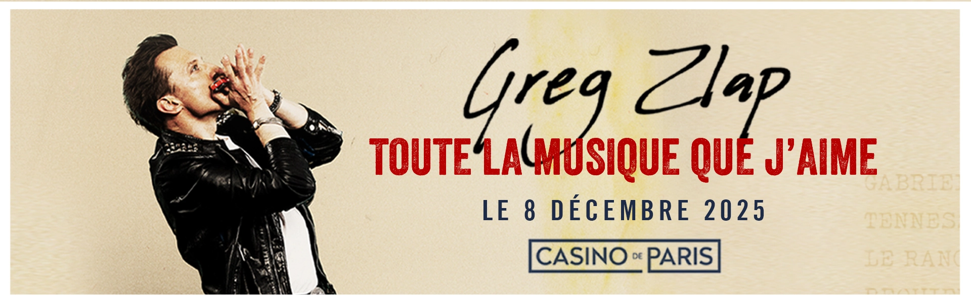 Greg Zlap at Casino de Paris Tickets